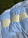 blue striped flannel comfort packs