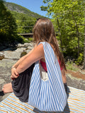 cobalt currents towel tote