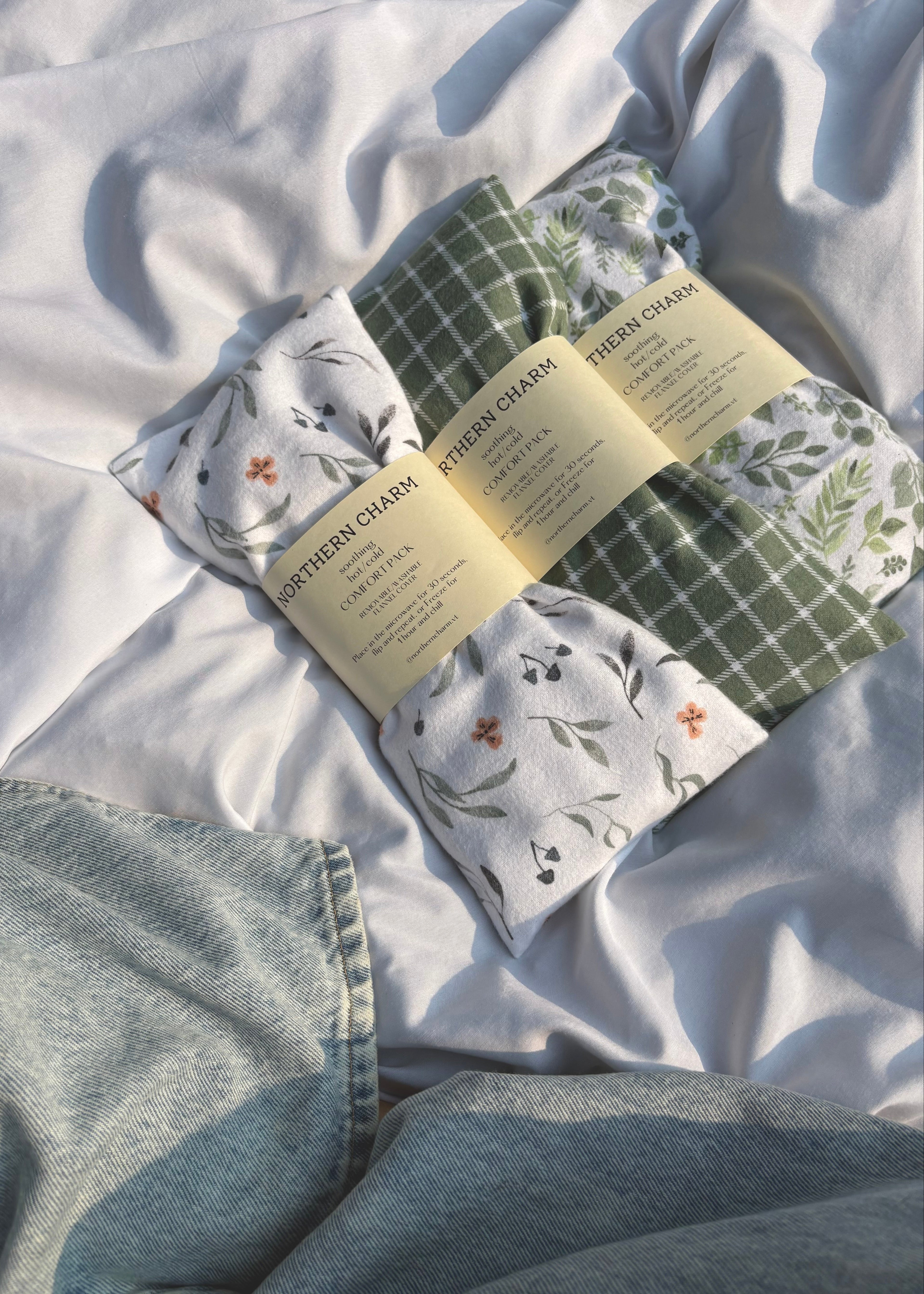 succulent flannel comfort packs